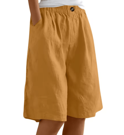 Shorts Sueltos de Lino Cecilia