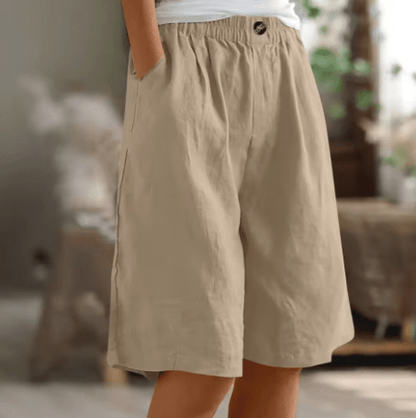Shorts Sueltos de Lino Cecilia
