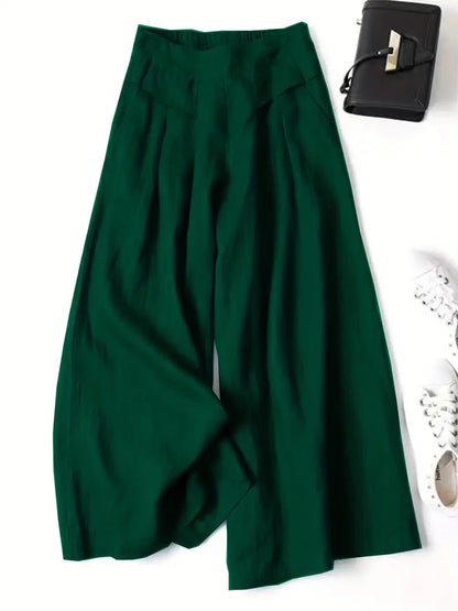 Anina - Linen Wide Leg Pant