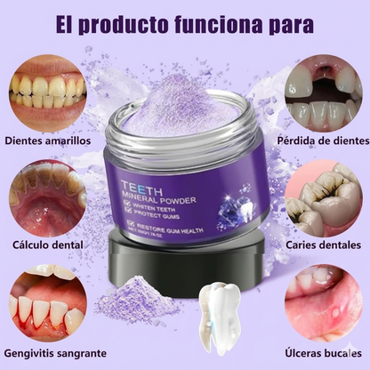 LumiDent Pro® – Polvo Dental Mineral: Blanqueamiento Profundo y Restauración del Esmalte