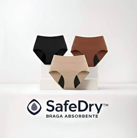 SafeDry™ Kit 3 Bragas Absorbentes [Protección Avanzada Contra Fugas]