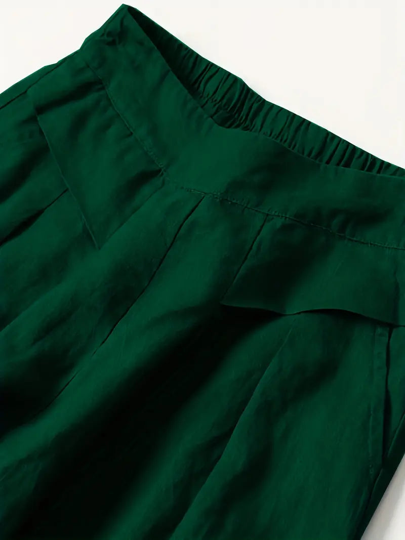 Anina - Linen Wide Leg Pant