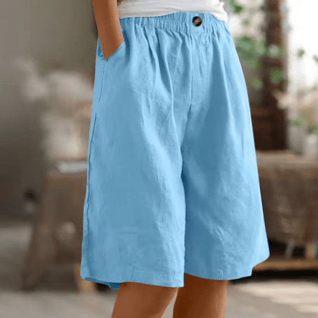 Shorts Sueltos de Lino Cecilia