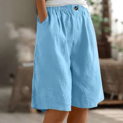 Shorts Sueltos de Lino Cecilia